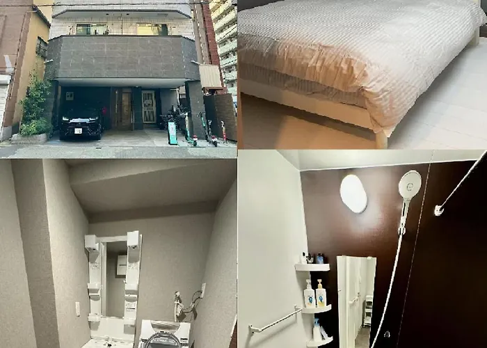 Calum Asakusa Imado Tokyoカルム浅草今戸ダブルルーム新築民泊東京浅草隅田川今戸神社近くスカイツリー見えるコンビニコインランドリー近くある浅草駅まで徒歩圏内アクセス便利成田空港羽田空港銀座渋谷東京駅直通